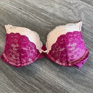 Dream Angels Push up Plunge Bra Y2K vintage 2011